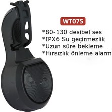 Elektrikli Scooter Bisiklet Şarjlı Hırsızlık Önleyici Zil