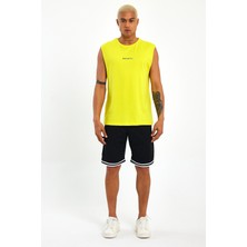 Süperlife Erkek Bisiklet Yaka Regular Fit Brooklyn Baskılı  Tişört SPR22TS122