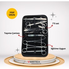 Cerrahi Eğitim Dikiş Seti (7 Parça)  + Vakumlu Küçük Dikiş Pedi (13X13 Cm)