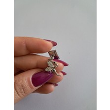 Badelis Çelik Silver Renk Melek Kız Figürlü Charm
