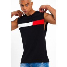Süperlife Erkek Bisiklet Yaka Regular Fit Garnili Tişort SPR23AT346