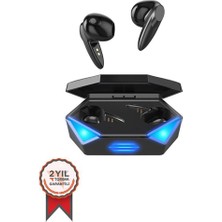 Belirtilmemiş Oyuncu Kulaklığı Kablosuz Kulakiçi Rgb Işıklı Çift Mikrofonlu 3 Modlu Bluetooth 5.2 TG-G20