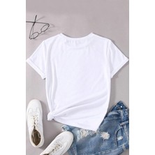 Unisex Panda Baskılı T-Shirt