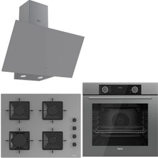 Fryart  Serisi Gri Set ( SS208 + XE63CPR + D079)