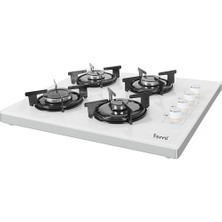 B2240 Ce Beyaz Cam Setüstü Ocak