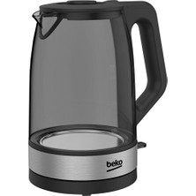 Beko Wkm 5422 Cam Kettle 2200 W 1.7 Lt Gizli Rezistanslı Şeffaf Su Göstergeli İnoks Gövde