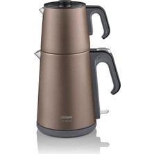 AR3080-T Çay Sefası Toprak 1650 W Çelik Çay Makinesi