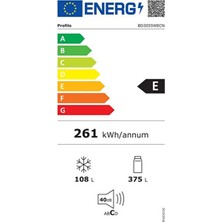 BD3055WECN F Enerji Sınıfı 483 Lt Nofrost Alttan Donduruculu Buzdolabı