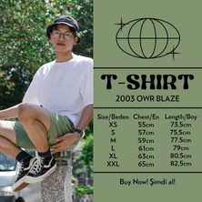Zuno Erkek Oversize Erimiş Rubik Küp Baskılı Tshirt