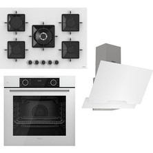 Fryart Ss Serisi Beyaz Set (SS036 XE63CB D064 ) -75'lik Seri - Kare Emaye Izgara