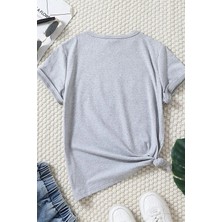 Unisex Panda Baskılı T-Shirt