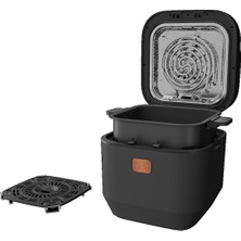 Arçelik FR 9374 Gurme Steamfry® Az Yağlı Fritöz Şık Siyah Tasarım ve Kullanışlı Özellikler