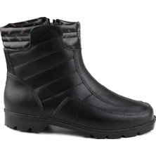 Gezer 212 Siyah Içi Yünlü Lastik Bot Su Geçirmez Kısa Merdane 42  Siyah 42