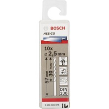 Hss-Co 2,5 mm 10'lu Kobaltlı Matkap Ucu 2608585875