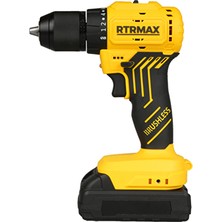 Rtrmax RTS5010 Kömürsüz 20V Akülü 54NM Darbesiz Matkap