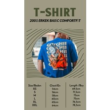 Zuno Erkek Comfort Fit Washington Dc Baskılı Tshirt