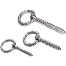 Belirtilmemiş Halkalı Vida 10 Mm. / ( 2 Adet ) / Dübelleri ile Birlikte