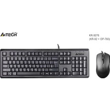 A4 Tech KR-9276 Q USB Standart Klavye+Opti̇k Mouse
