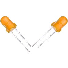 Halmet Mantar LED 4.8mm Turuncu