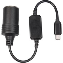 Belirtilmemiş Type-C 5 Volt To 12 Volt Çakmak Fi̇ş Çevi̇ri̇ci̇