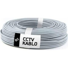 B2 Cctv 2+1 0.22MM 100 Metre Kamera Kablosu