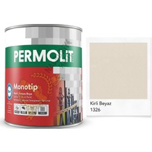 Monotip Astarlı Antipas Boya Ki̇rli̇ Beyaz 0.75 Lt.