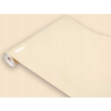 446-2214 Parlak Krem Kendinden Yapışkanlı Folyo (45CM x 2mt)