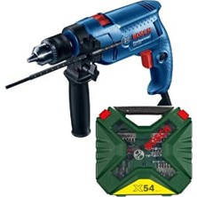 Gsb 550 Darbeli Matkap + 54 Parça Matkap Ucu ve Vidalama Ucu Cırcır Tornavida Seti