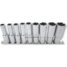 C24-RH09 9 Parça 1/2’’ 6 Köşe Derin Lokma Anahtar Takımı