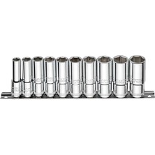 10 - 19 mm 3/8 " Derin Lokma Takımı 10 Parça C14-RH10