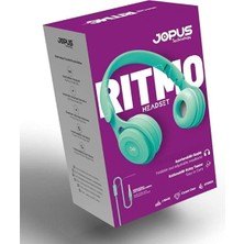 Belirtilmemiş Jopus Ritmo Kulak Üstü Kablolu Kulaklık Katlanabilir Js-80 (Yeşil)