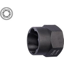 17 mm 3/8" Aşınmış Civata Için Lokma Spiral Tip R32-17