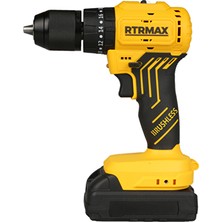 Rtrmax RTS5012 Akülü Darbeli̇ Matkap Kömürsüz 54NM 2x2 Ah Akü S-Lion