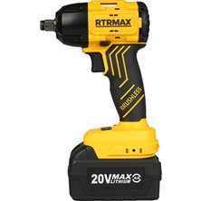 Rtrmax RTS5030 Akülü Somun Sikma Kömürsüz 1/2 350NM 2x4 Ah Akü S-Lion