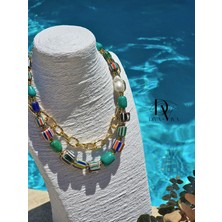 Diva Viva - Soleia Xvıı – Tribal Beads Chevron Rondela Boncuk Kadın Kolye