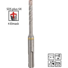 Sds Plus-5x 6 x 110 mm Dört Elmaslı Matkap Ucu 2608833777