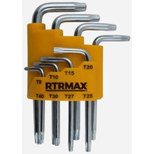 Rtrmax Kısa Torx Allen Anahtar Takımı 8’li RH03853