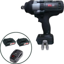 Klpro KLSS18BHX-20(3/4") 18V/2AH. 800NM 3/4" Kömürsüz Şarjlı Darbeli Somun Sıkma/sökme Makinesi