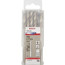 Hss-Co 7 mm 10'lu Kobaltlı Matkap Ucu 2608585892
