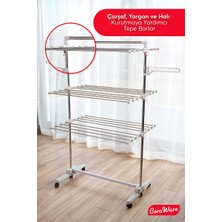 Silver Lüks Çamaşır Kurutmalık 3 Katlı