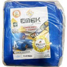 Belirtilmemiş Emek Çadır Kumaşı Branda Tente Uv Güneşlik Gölgelik Koruma Yağmur Su Geçirmez - 3x6 Metre - 1 Paket