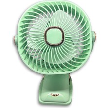 ZB113 Taşınabilir Masaüstü Yeşil USB Fan