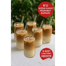 Borosilikat Sunum | Soğuk Meşrubat & Kahve Bardağı Isıya Dayanıklı Bardak 500 ml Origamicup 6 Adet