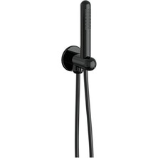 Vitra Liquid A4279639 1f El Duşu Takımı, Parlak Siyah