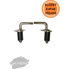 Klozet Kapak Montaj Vidası - Metal Üstten Bağlantılı, Dayanıklı Montaj Aparatı