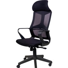 Ev ve Ofis Çalışma Sandalyesi Oyuncu - Yönetici Koltuğu Bilgisayar Sandalyesi Siyah