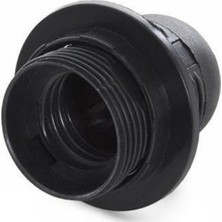 5 Adet E27 Avize Duyu Italyan Duy Siyah Renk