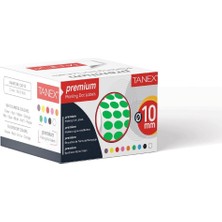 Nokta Etiket 10 mm 5000 Adet Yeşil