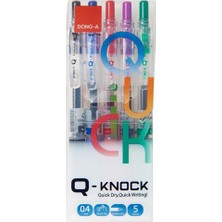 Dong-A Q-Knock 0.4 mm Jel Kalem 5 Renk