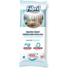 Pratik Yüzey Temizlik Havlusu Beyaz Sirkeli Sabun Kokulu 24 x 50 (1200 Yaprak)